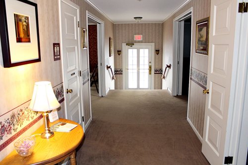 Hallway View of Laing Funeral Home Inc.